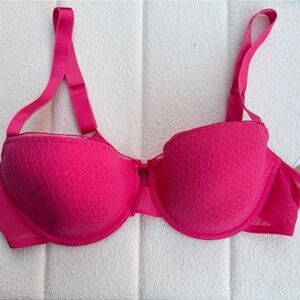 Lipstick Boutique Vibrant Pink Bra